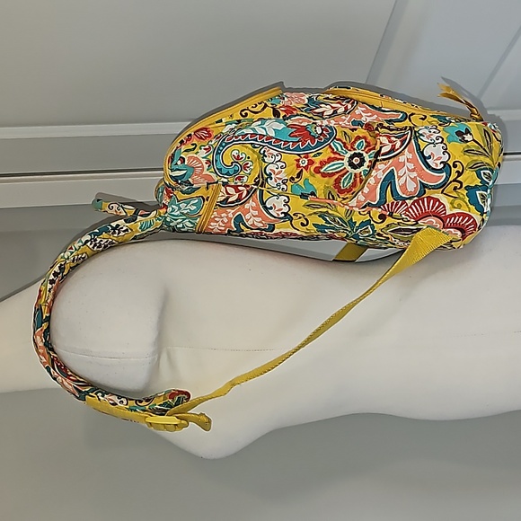 Vera Bradley Retired Provencal Yellow Floral Pattern Backpack VGUC - Picture 16 of 16